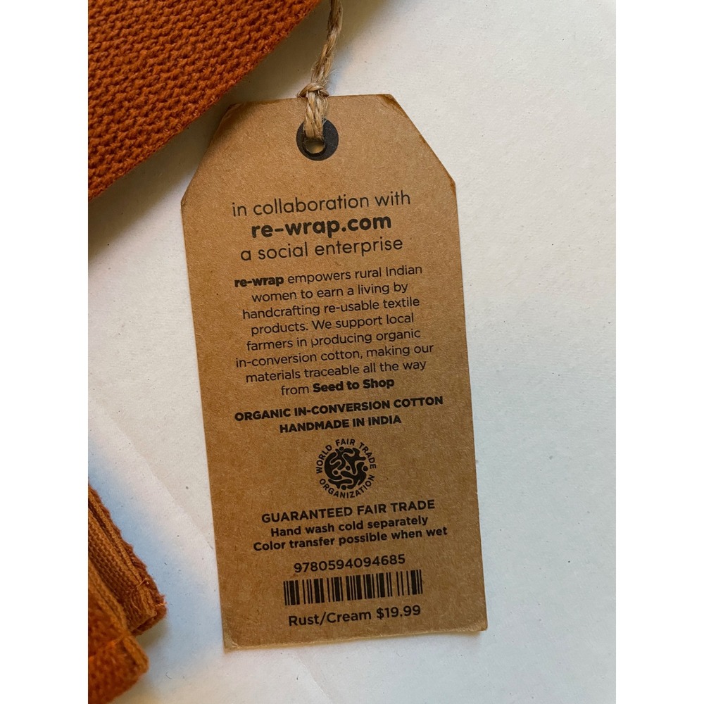 Barnes And Noble A Bag Of Books Fair Trade Cotton Tote Bag New With Tags - Picture 4 of 6